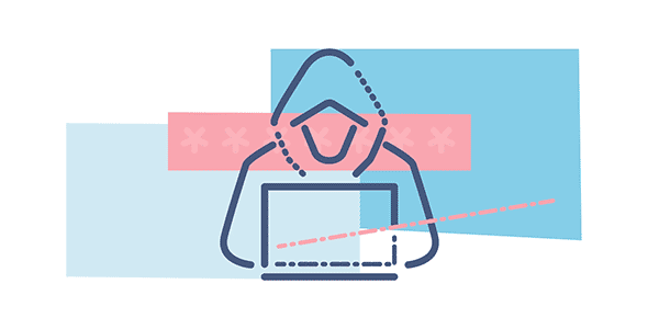 gif illustration of hacker in hoodie in front of computer